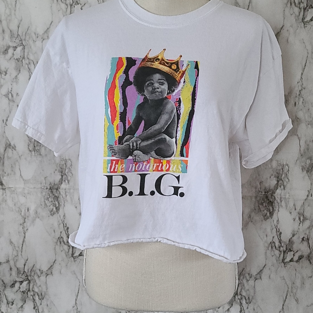 Notorious B.I.G. crop top size large